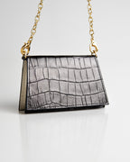 Bolsa Micro Camila com Cinto Couro Preto WOOW