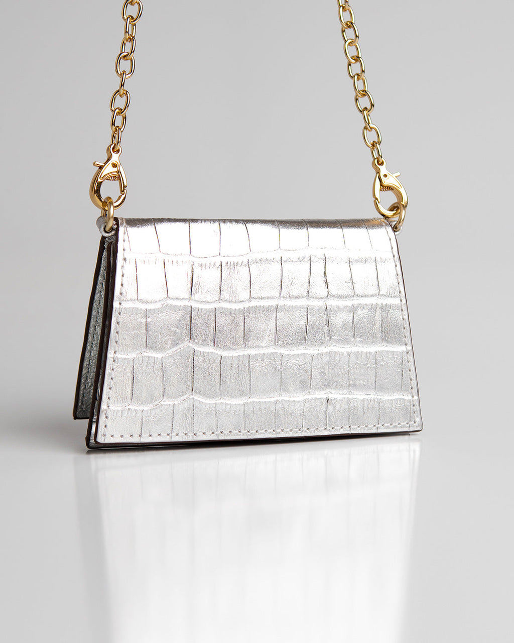 Bolsa Micro Camila com Cinto Couro Silver WOOW