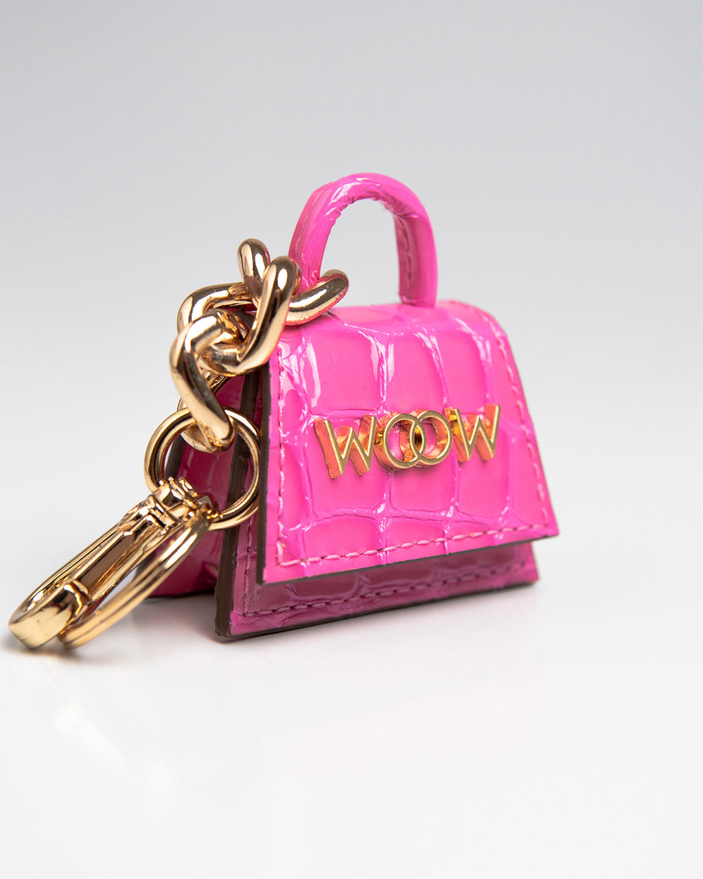 Chaveiro Mini Paty Rosa Pink WOOW