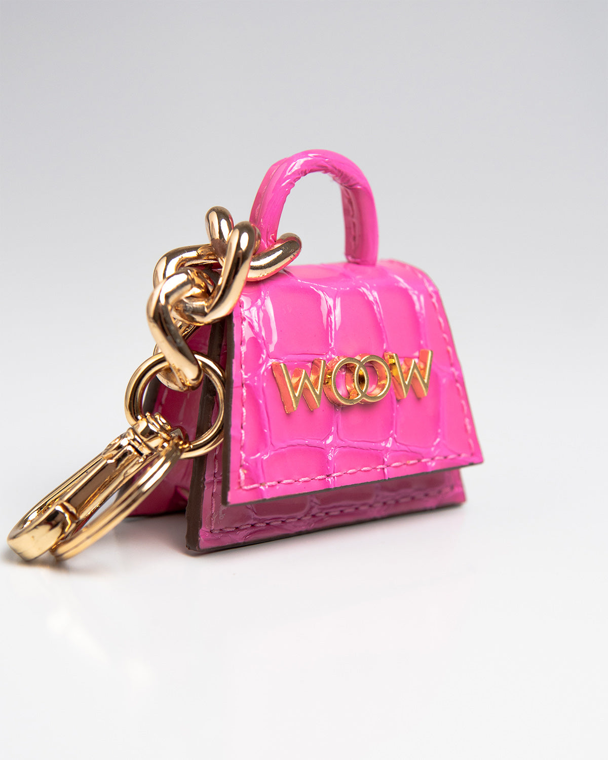 Chaveiro Mini Paty Rosa Pink WOOW