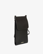 Porta Celular Jade Couro Preto WOOW