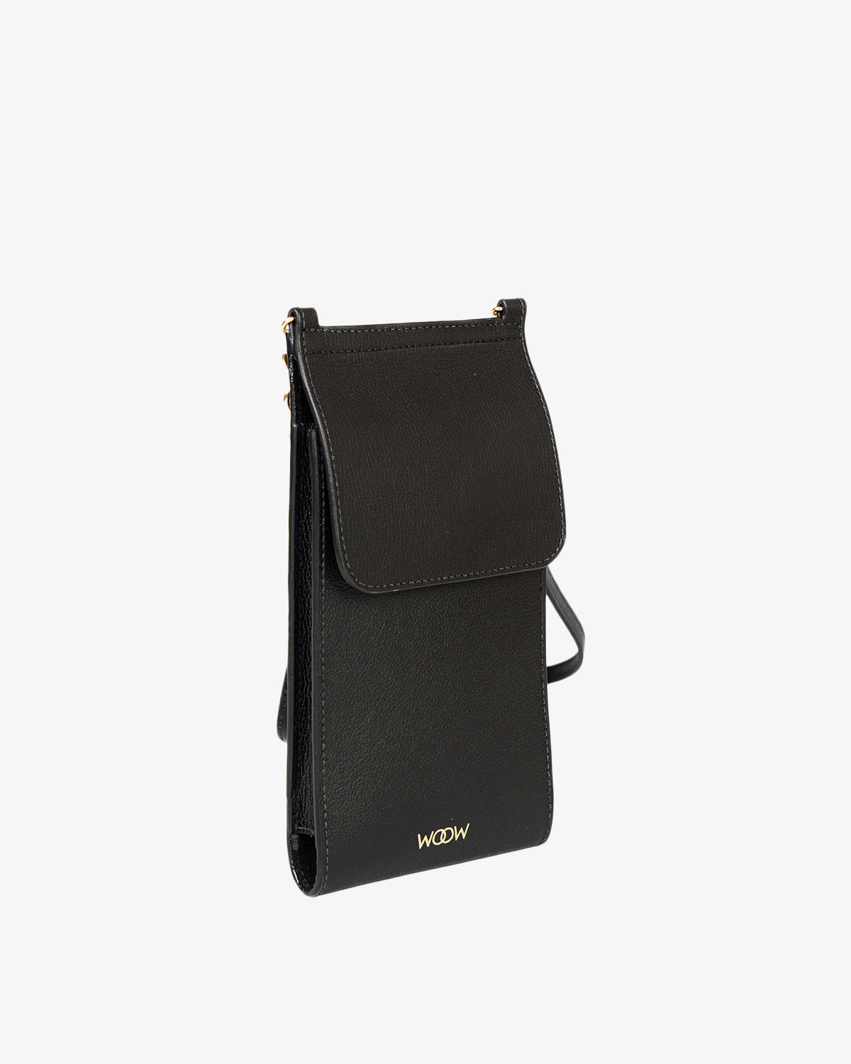 Porta Celular Jade Couro Preto WOOW