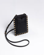 Porta Celular Ina Couro Preto WOOW
