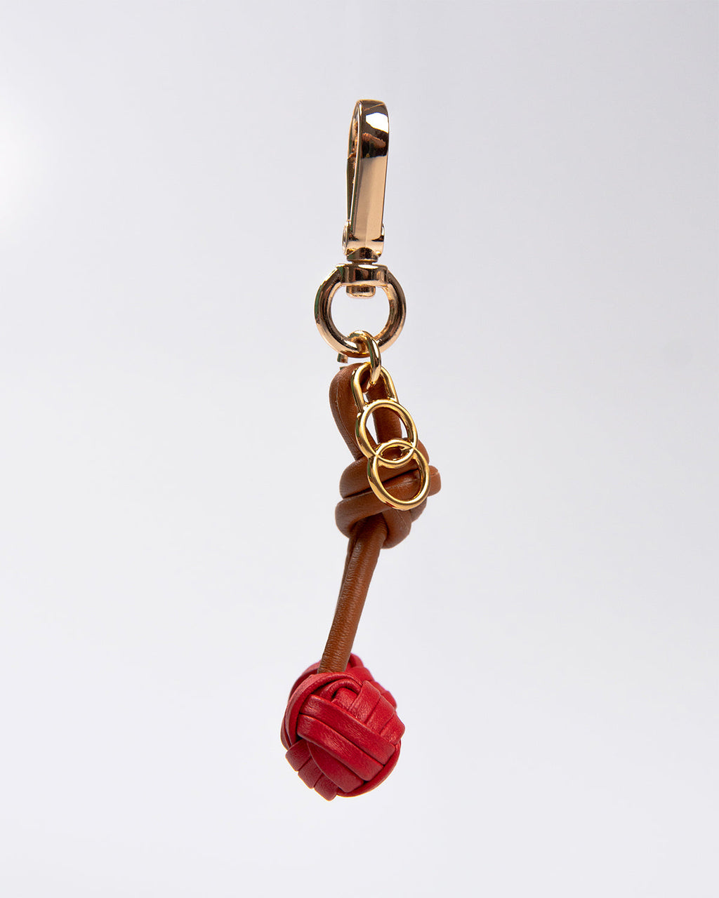 Chaveiro Couro Cherry WOOW