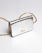 Bolsa Pequena Aura Couro Silver WOOW