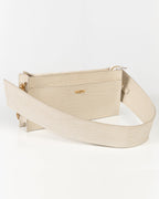 Bolsa Média Margô Couro Off White WOOW
