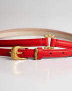 Cinto Vitoria Couro Vermelho WOOW