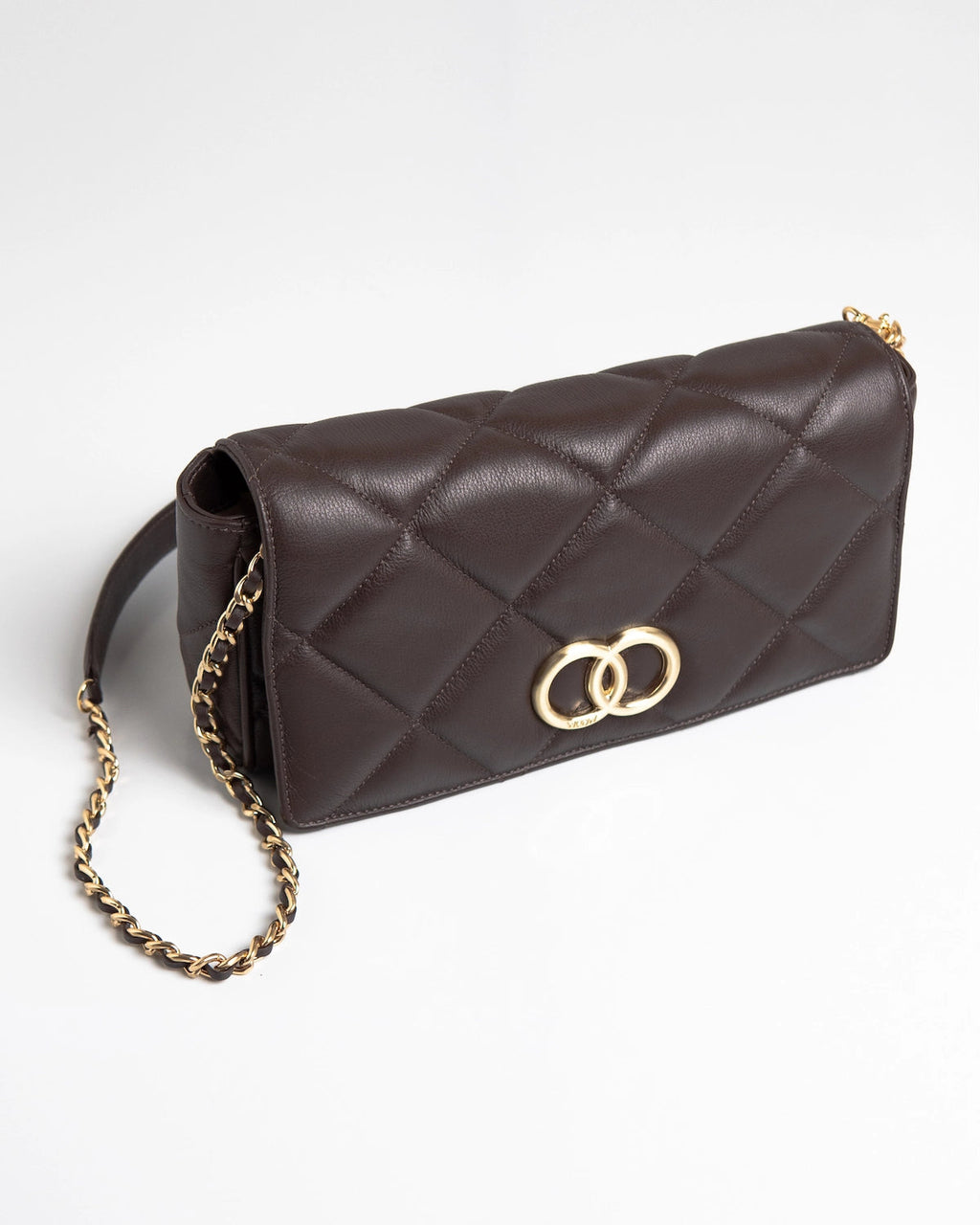 Bolsa Média Serena Couro Café WOOW