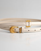 Cinto Vitoria Couro Off White WOOW