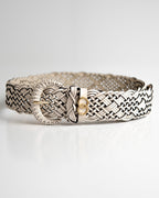 Cinto Safira Couro Off White WOOW