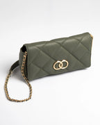 Bolsa Média Serena Couro Verde WOOW