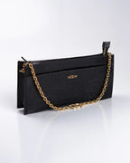 Bolsa Média Margô Couro Preto WOOW