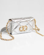 Bolsa Pequena Bella Serena Couro Silver WOOW