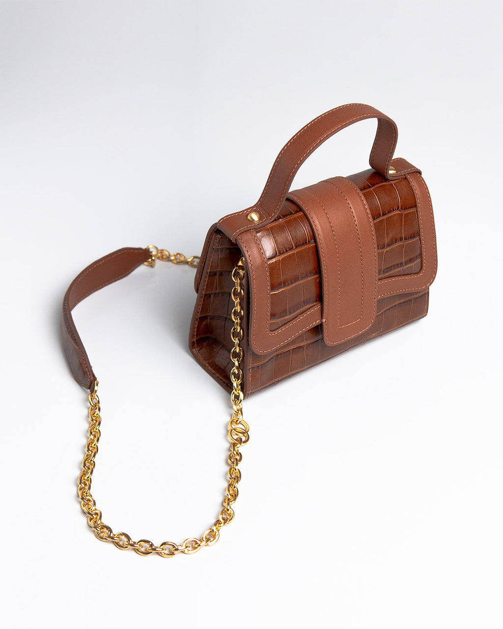 Bolsa Pequena Sophia Couro Ambar WOOW