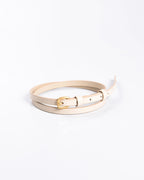 Cinto Bianca Couro Off White WOOW