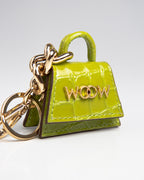 Chaveiro Mini Paty Verde Folha WOOW