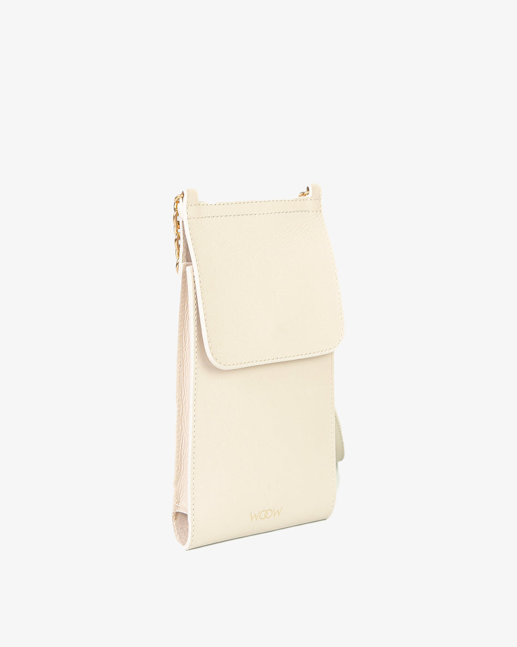 Porta Celular Jade Couro Off White WOOW