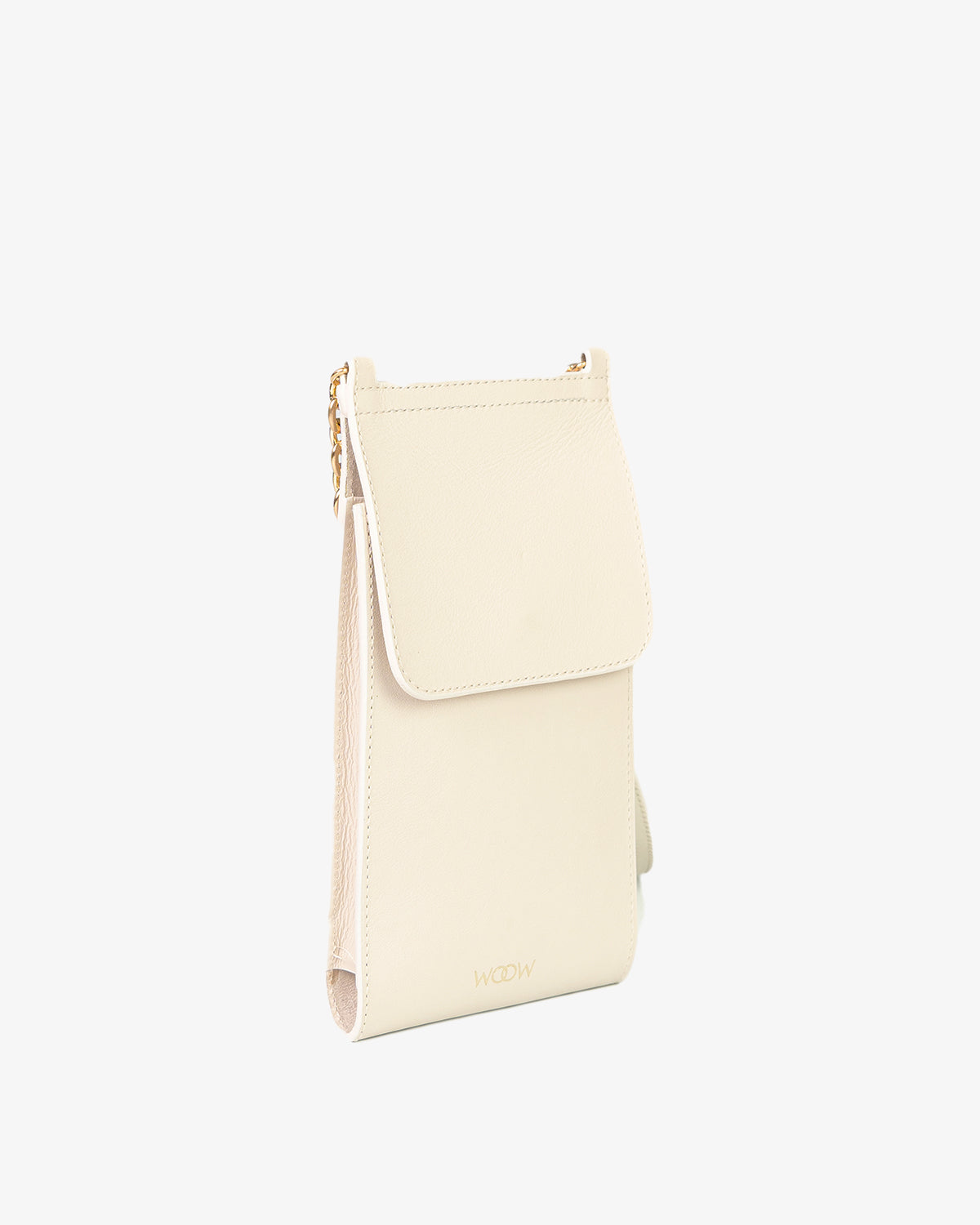 Porta Celular Jade Couro Off White WOOW
