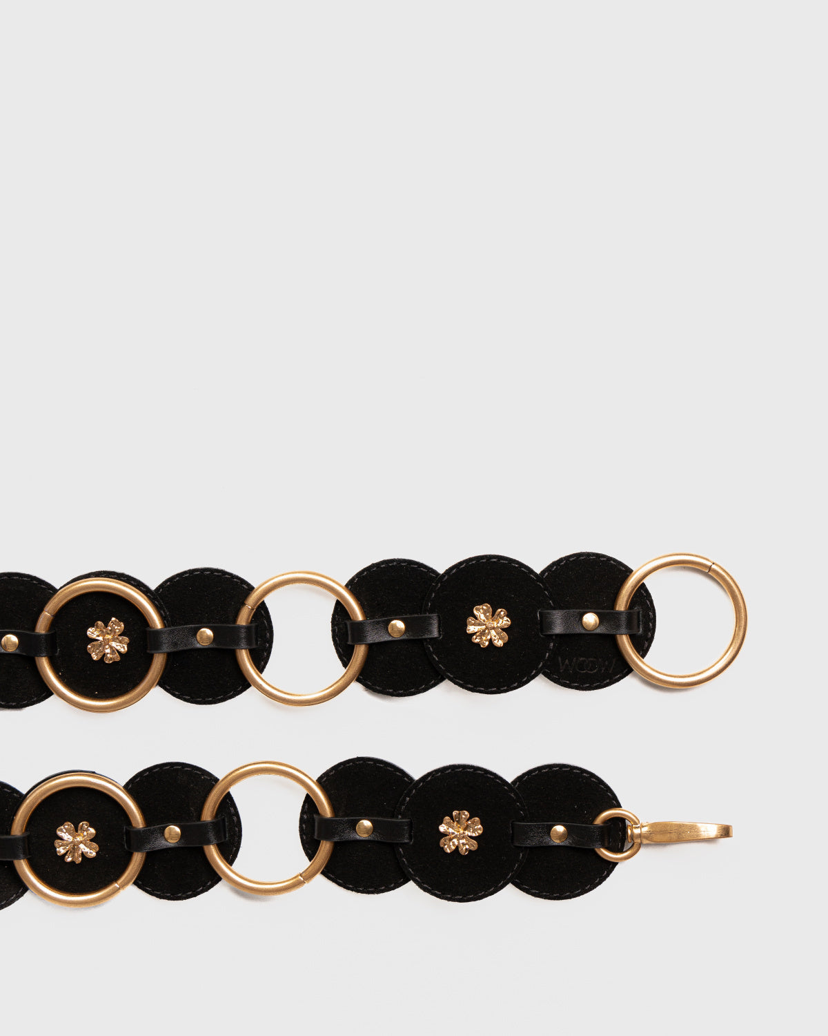 Cinto Holly em Couro Preto WOOW
