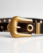 Cinto Naomi Couro Animal Print WOOW
