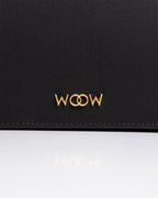 Bolsa Pequena Aura Couro Preto WOOW