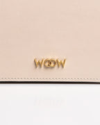 Bolsa Pequena Aura Couro Off White WOOW
