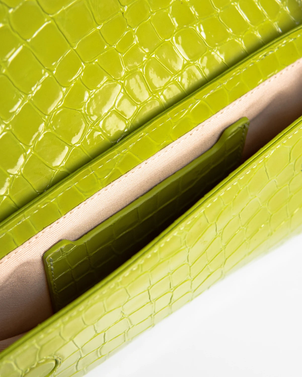 Bolsa Média Giovana Couro Verde WOOW