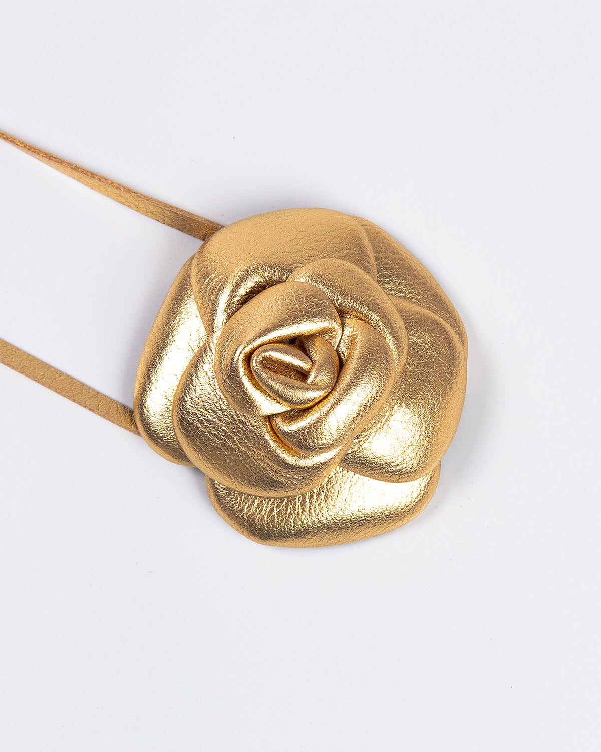 Flor Confidence Couro Gold WOOW