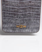 Porta Celular Luna Couro Silver WOOW