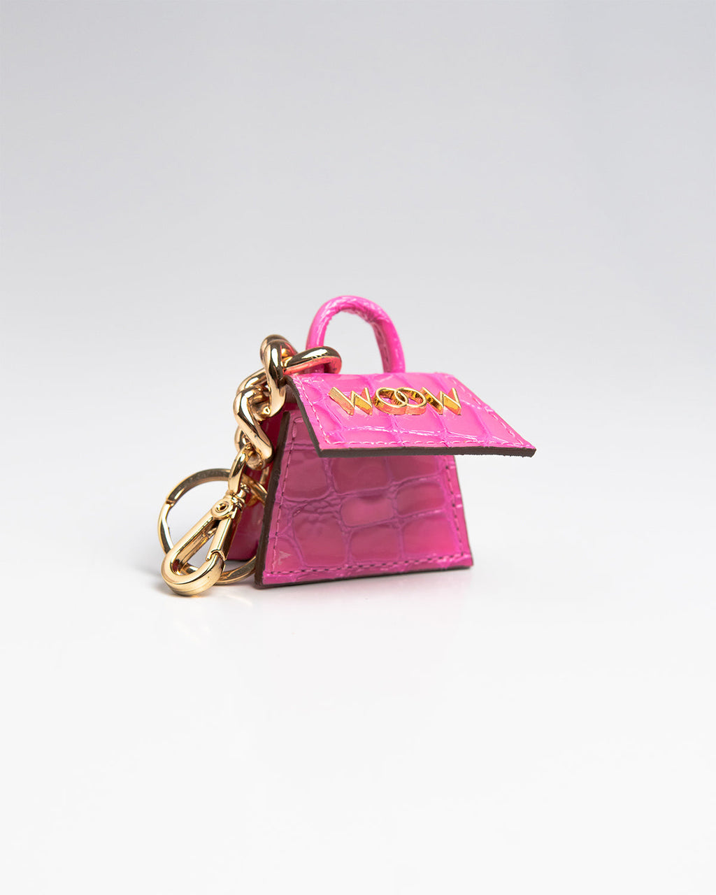 Chaveiro Mini Paty Rosa Pink WOOW