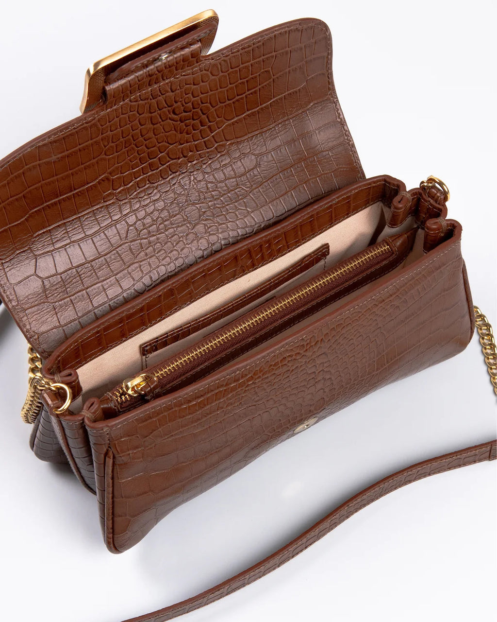 Bolsa Média Charlote Couro Ambar WOOW