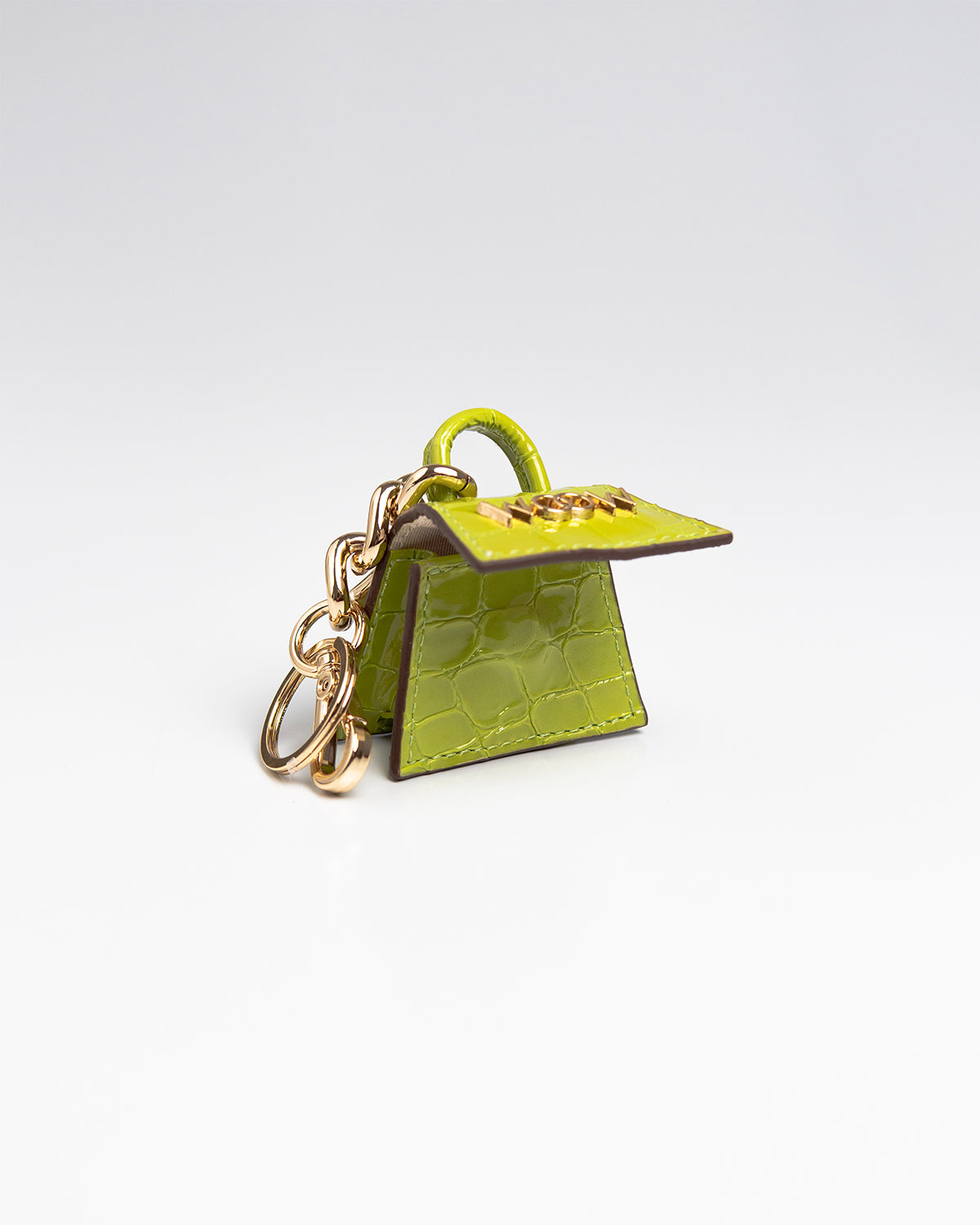 Chaveiro Mini Paty Verde Folha WOOW