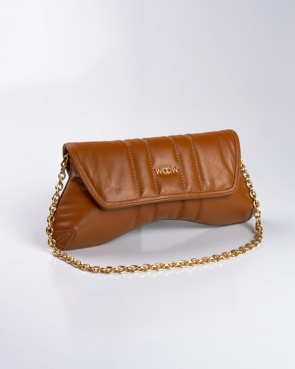 Bolsa Média Agatha Couro Caramelo WOOW