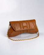 Bolsa Média Agatha Couro Caramelo WOOW
