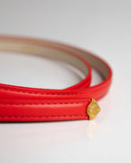 Cinto Vitoria Couro Vermelho WOOW