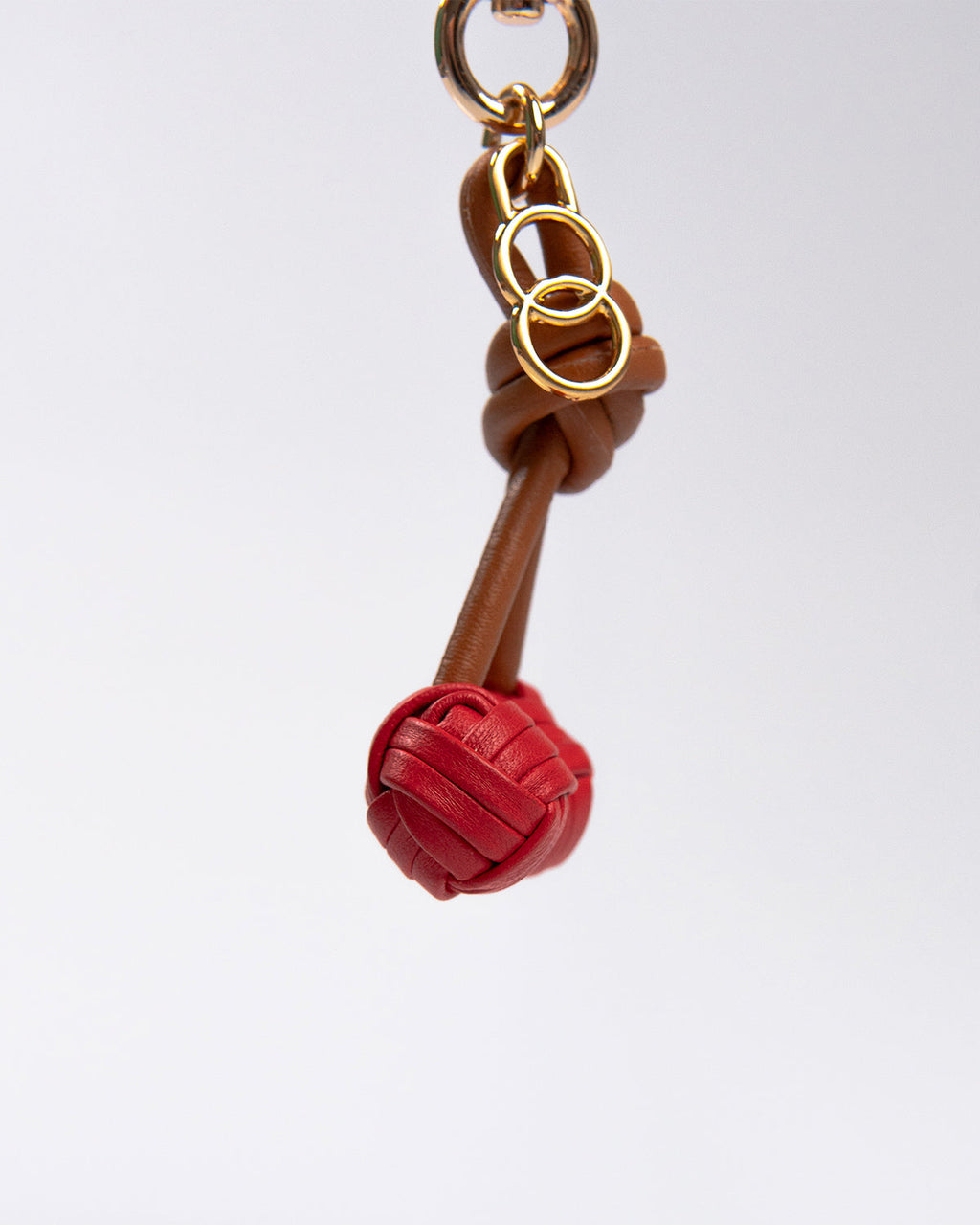 Chaveiro Couro Cherry WOOW