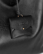 Bolsa Tote Grande Milano Couro Preta WOOW