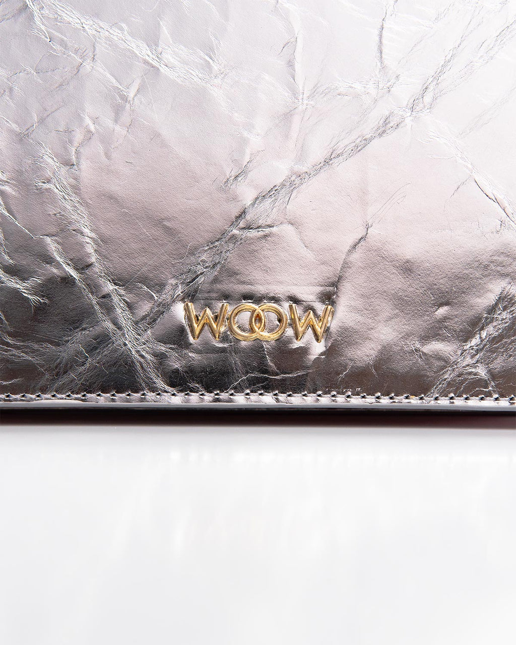 Bolsa Pequena Aura Couro Silver WOOW