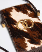 Porta Celular Iris Couro Animal Print WOOW