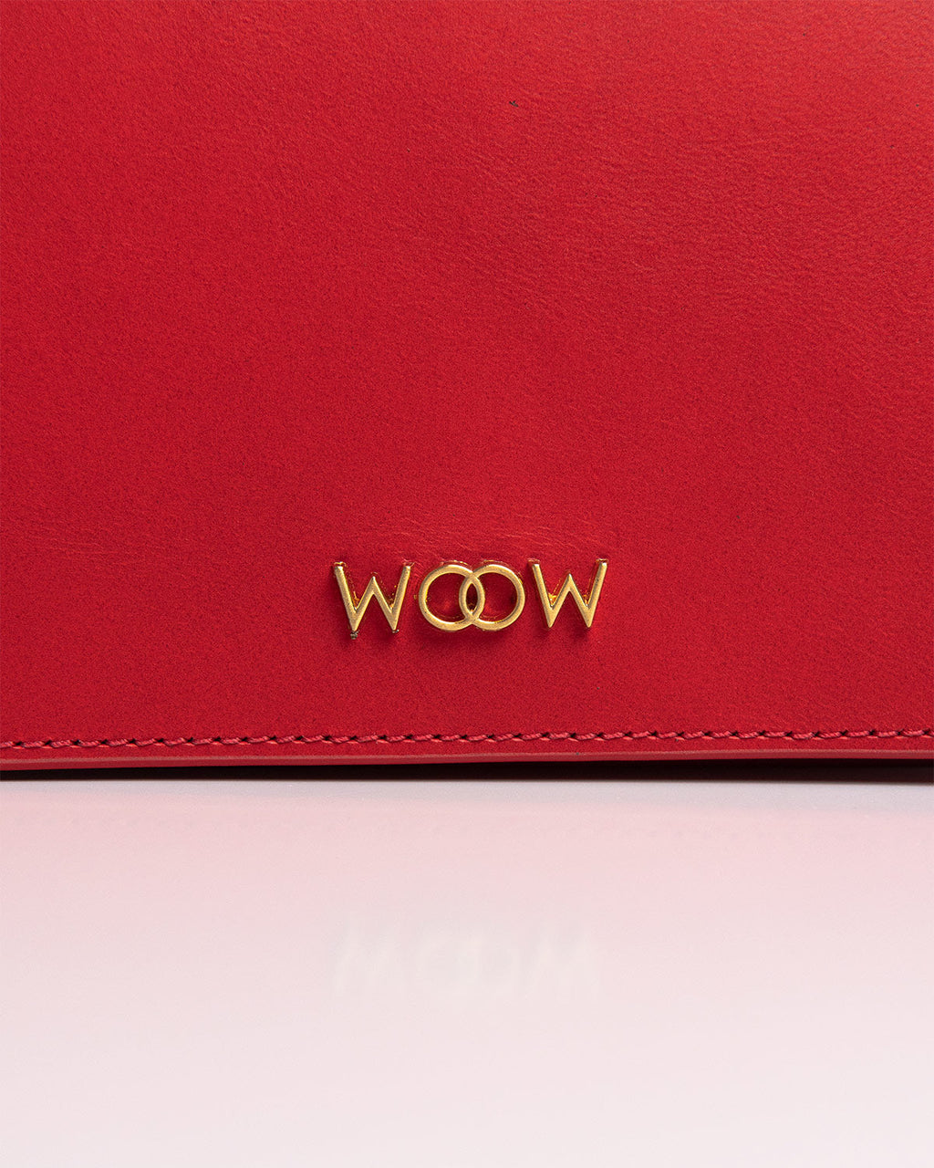 Bolsa Pequena Aura Couro Vermelho WOOW