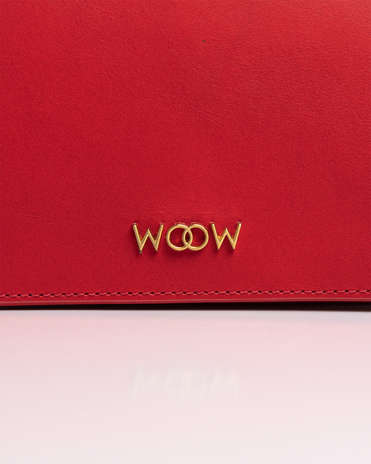 Bolsa Pequena Aura Couro Vermelho WOOW