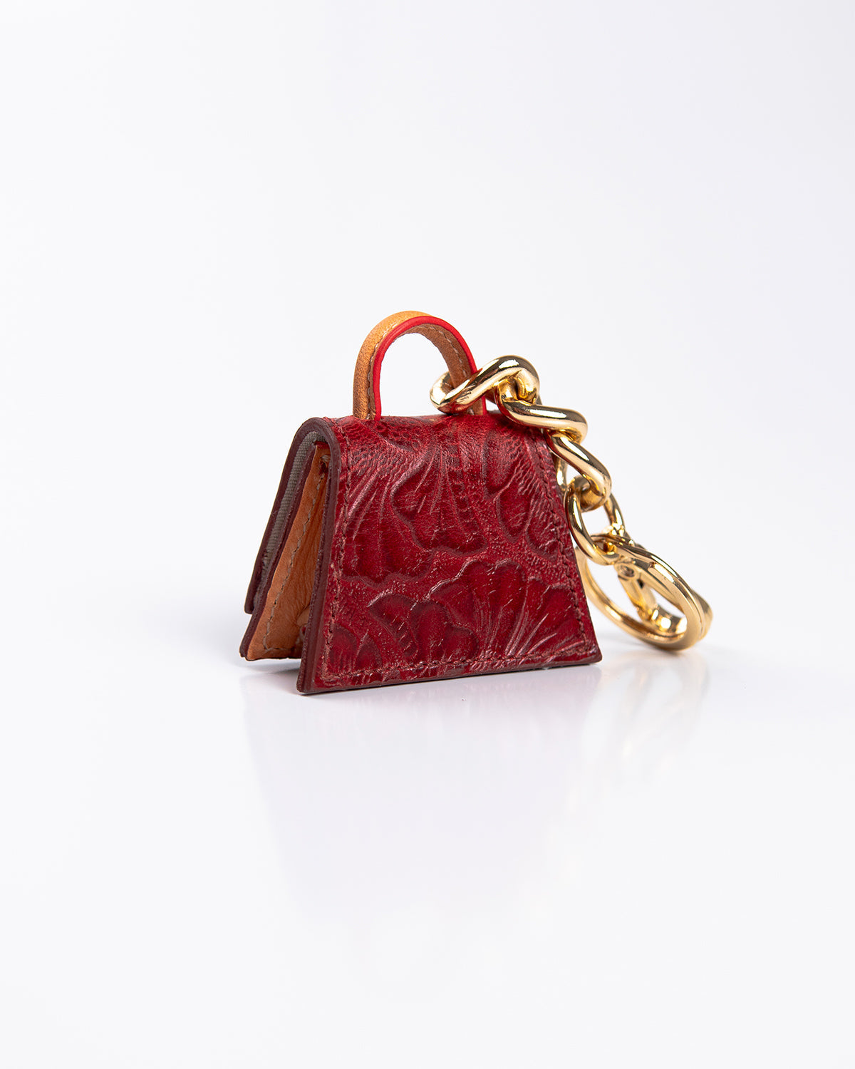 Chaveiro Mini Paty Flower Bordô WOOW