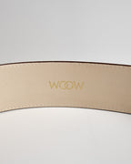 Cinto Djuly Couro Gold WOOW