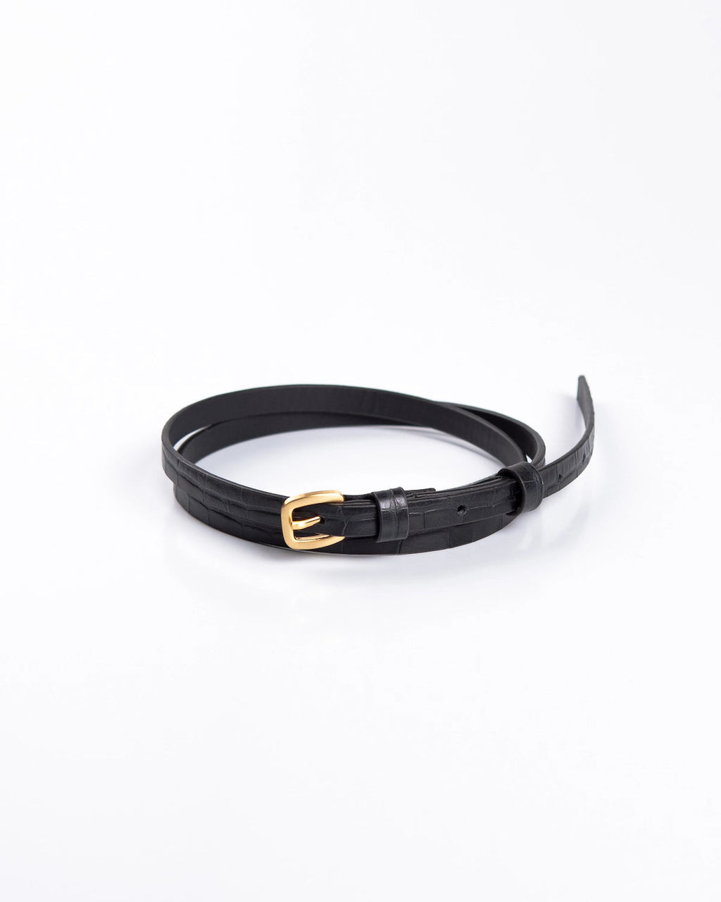 Cinto Bianca Couro Preto WOOW