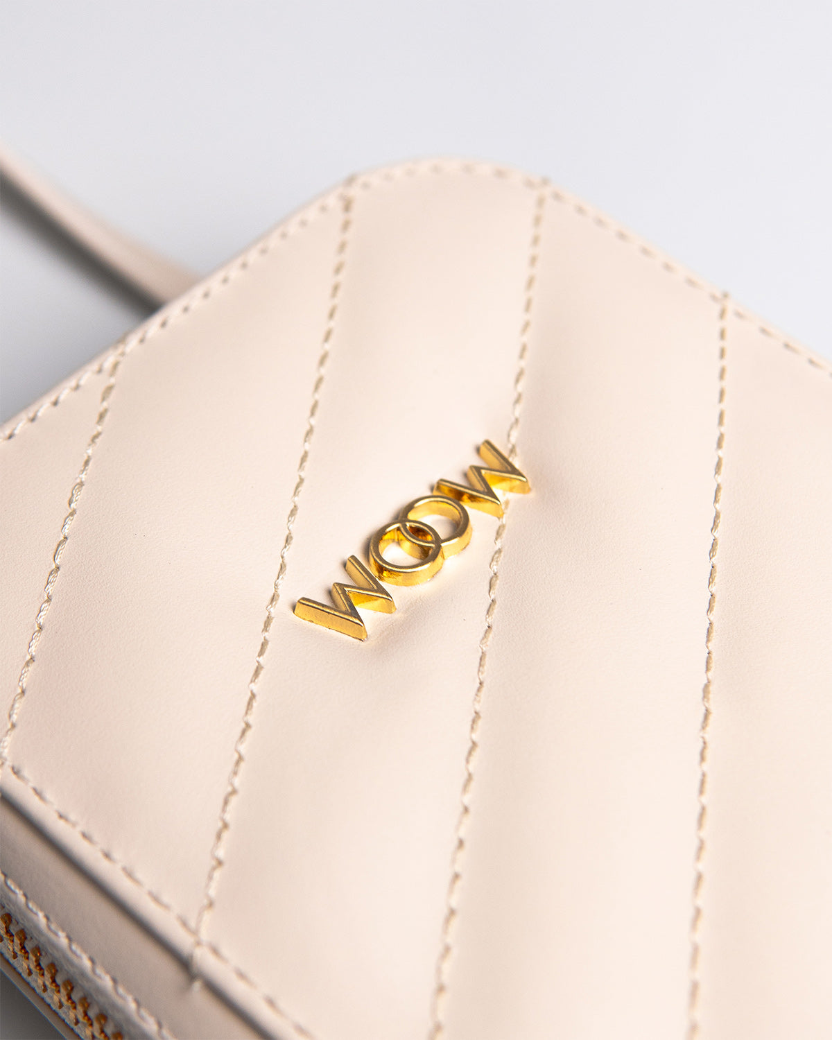 Porta Celular Stella Couro Off White WOOW