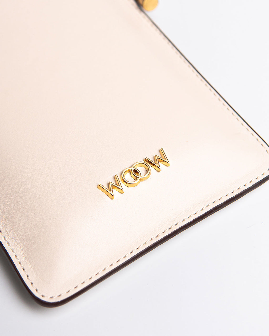Porta Celular Marina Couro Off White WOOW