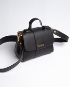 Bolsa Pequena Aurora Couro Preto WOOW