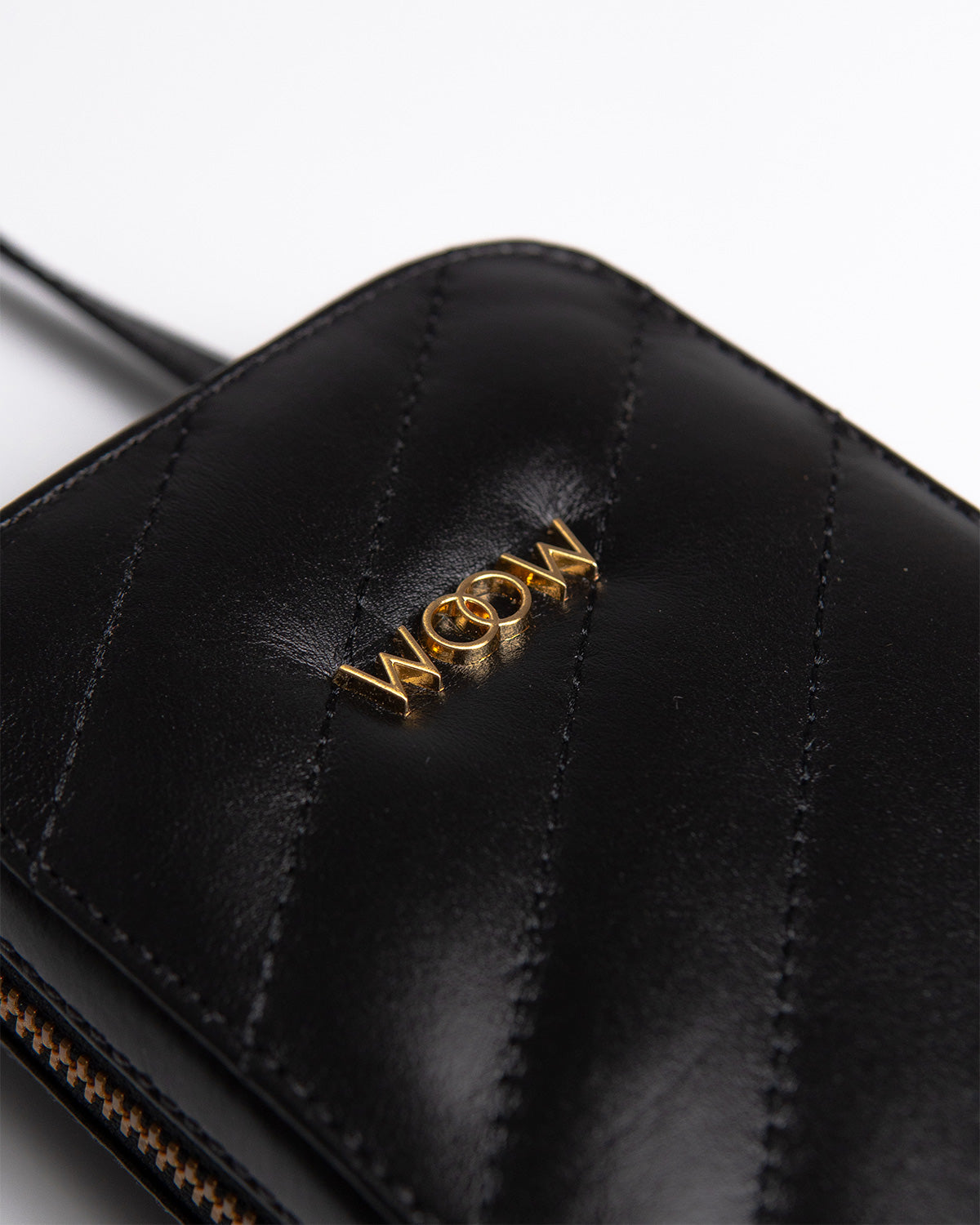 Porta Celular Stella Couro Preto WOOW