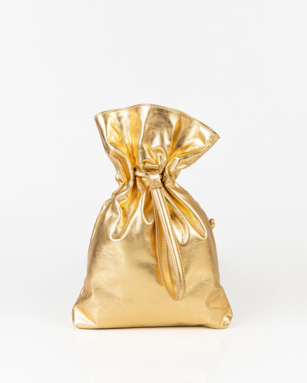 Bolsa Média Rafa Couro Gold WOOW