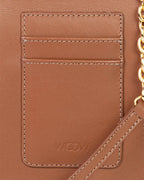 Porta Celular Jade Couro Marrom WOOW
